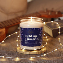 Load image into Gallery viewer, LIGHT UP A MIRACLE, White Sage + Lavender Candle.