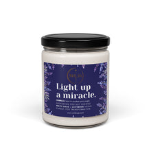 Load image into Gallery viewer, LIGHT UP A MIRACLE, White Sage + Lavender Candle.